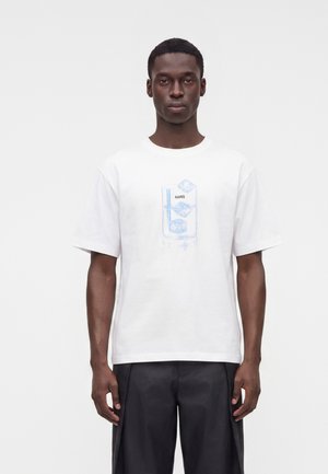 Rains, CLASSIC CUBES - T-shirt imprimé - white