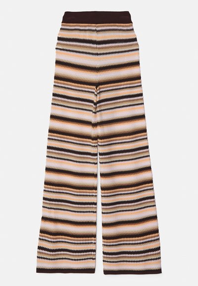 Missoni TROUSERS - Kelnės - coffee/multicolor