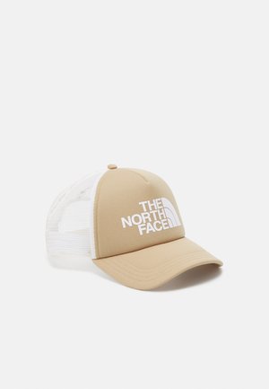 The North Face TNF LOGO TRUCKER - Cap - khaki stone-tnf white
