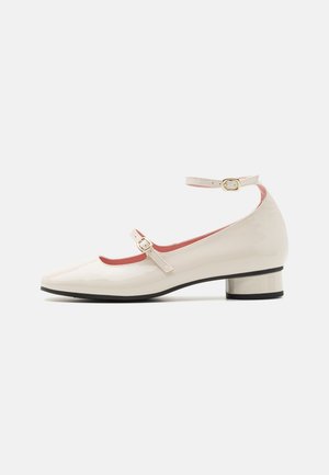 ODETTE - Ankle strap ballet pumps - off white