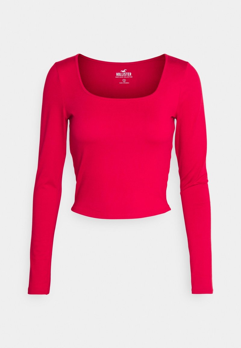 Hollister Long sleeved top red (Pre-owned)