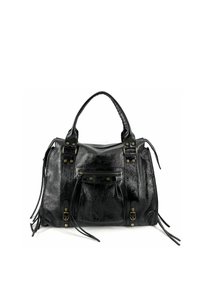 GLOSSY SANDSTORM SIROCCO - Sac à main - noir glossy