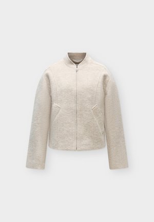 Selected, SLWJACQUELINE JACKET  - Χειμωνιάτικο μπουφάν - silver coloured/birch/melange