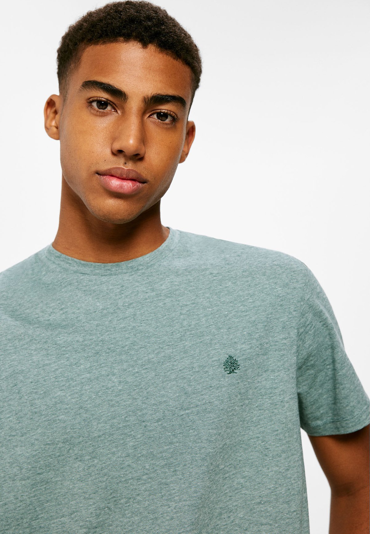 Springfield - T-shirt basic/zielony - Zalando.pl