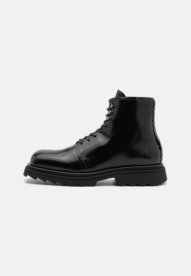 The Antipode Botine cu șireturi - black