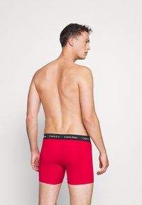 Calvin Klein Underwear BOXER BRIEF 3 PACK COTTON STRETCH - Cuecas boxer - red