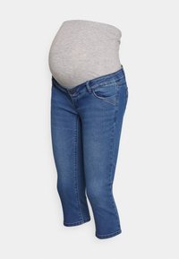 MLSARNIA SLIM - Pieguloša piegriezuma džinsi - medium blue denim