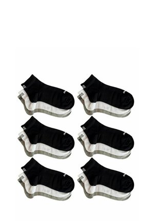 QUARTER UNISEX 18 PACK - Socken - black/white/grey