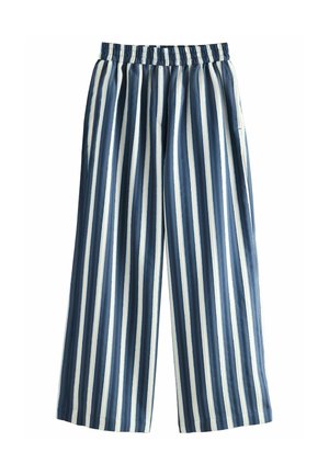 REGULAR FIT - STRIPED   - Pantaloni - navy