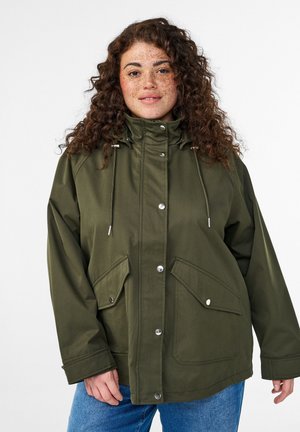 Waterproof jacket - forest night