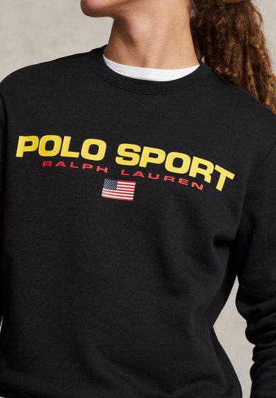 Polo Ralph Lauren LONG SLEEVE - Bluză de molton - black