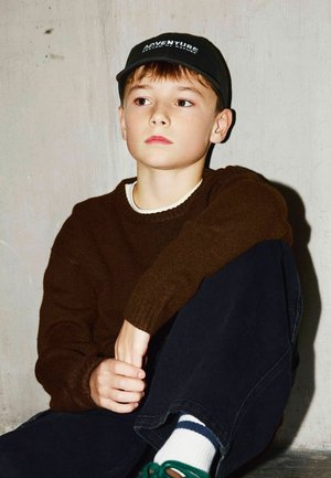 Name it, KNITTED PULLOVER REGULAR FIT - Pullover - chocolate plum