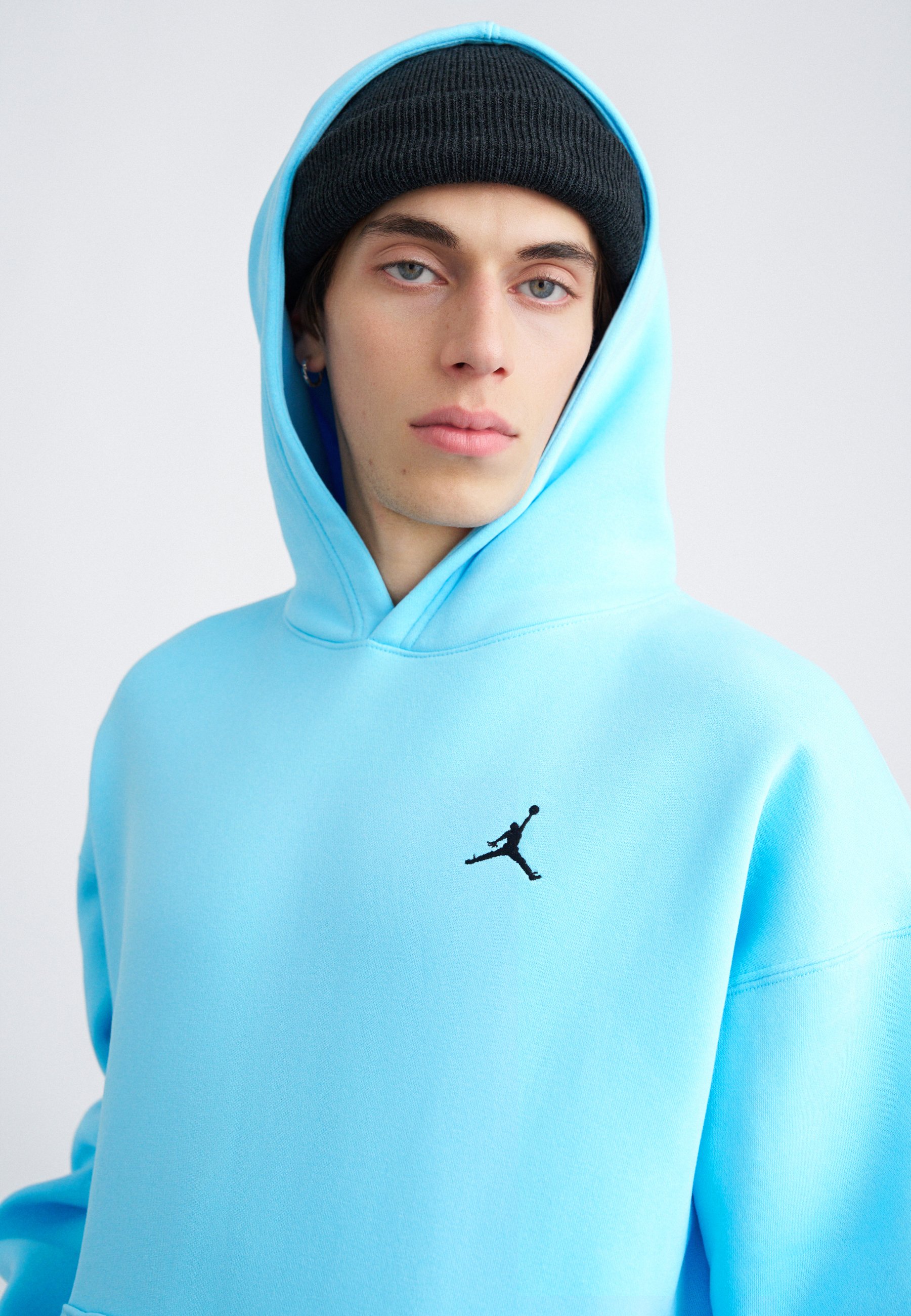 blue jordan flight hoodie