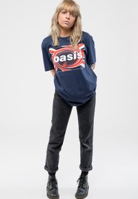 Paradiso Clothing UNION JACK - Print T-shirt - navy