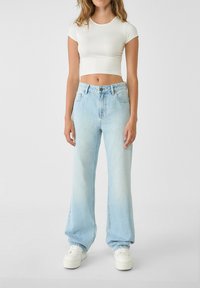 Stradivarius Vaqueros rectos - raw denim