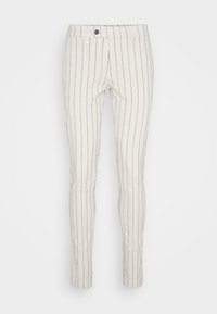 TROUSERS BRYAN IN STRIPED GARMENT DYE - Auduma bikses - paper