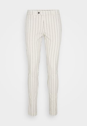 Antony Morato TROUSERS BRYAN IN STRIPED GARMENT DYE - Pantaloni - paper