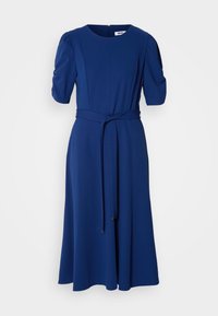 RUCHED SLEEVE MAXI - Vestito di maglina - coastal blue