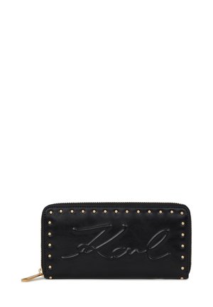 VILLE LARGE STUDDED - Piniginė - black/gold