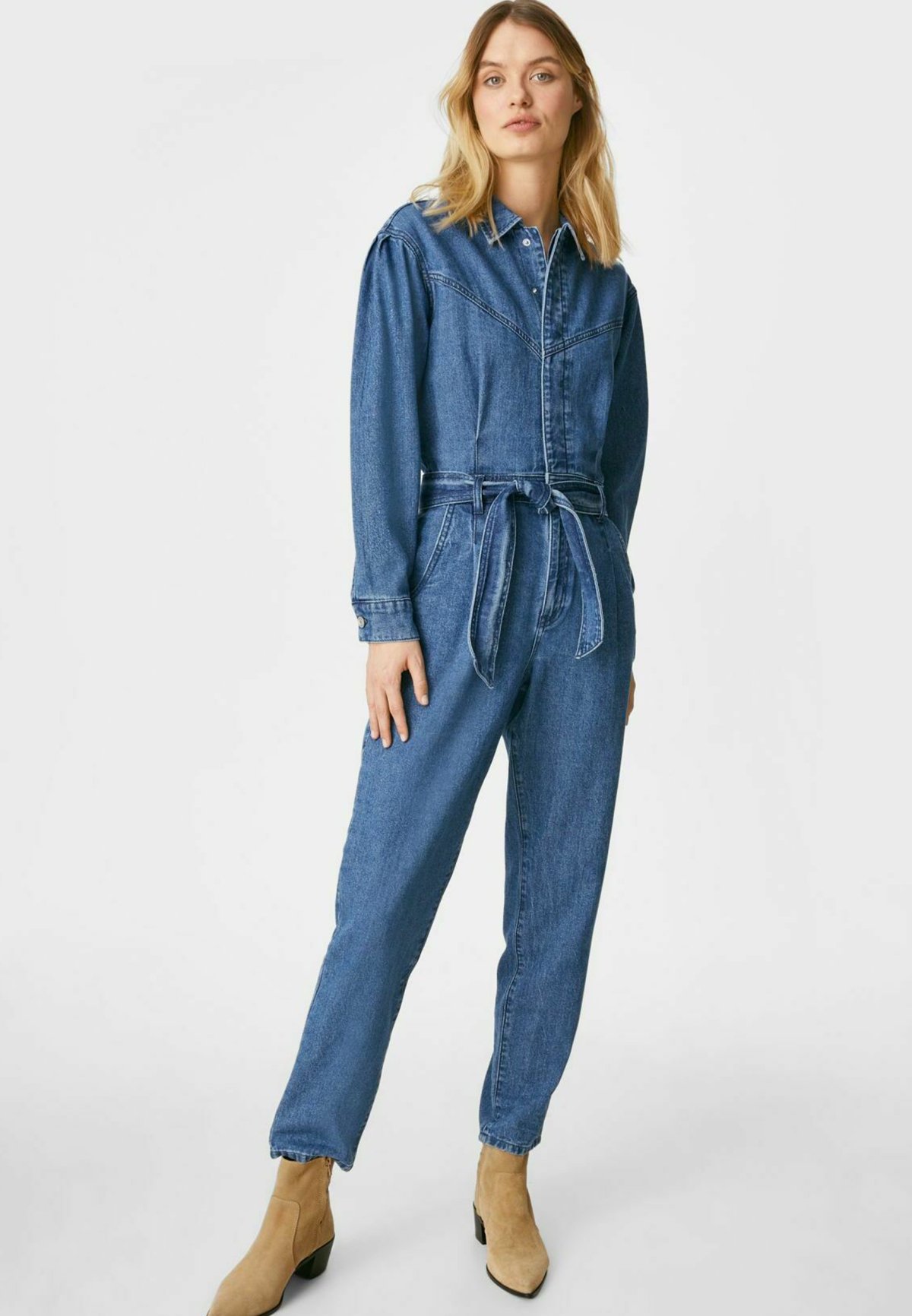 C\u0026A Tuta jumpsuit - denim blue/blu denim - Zalando