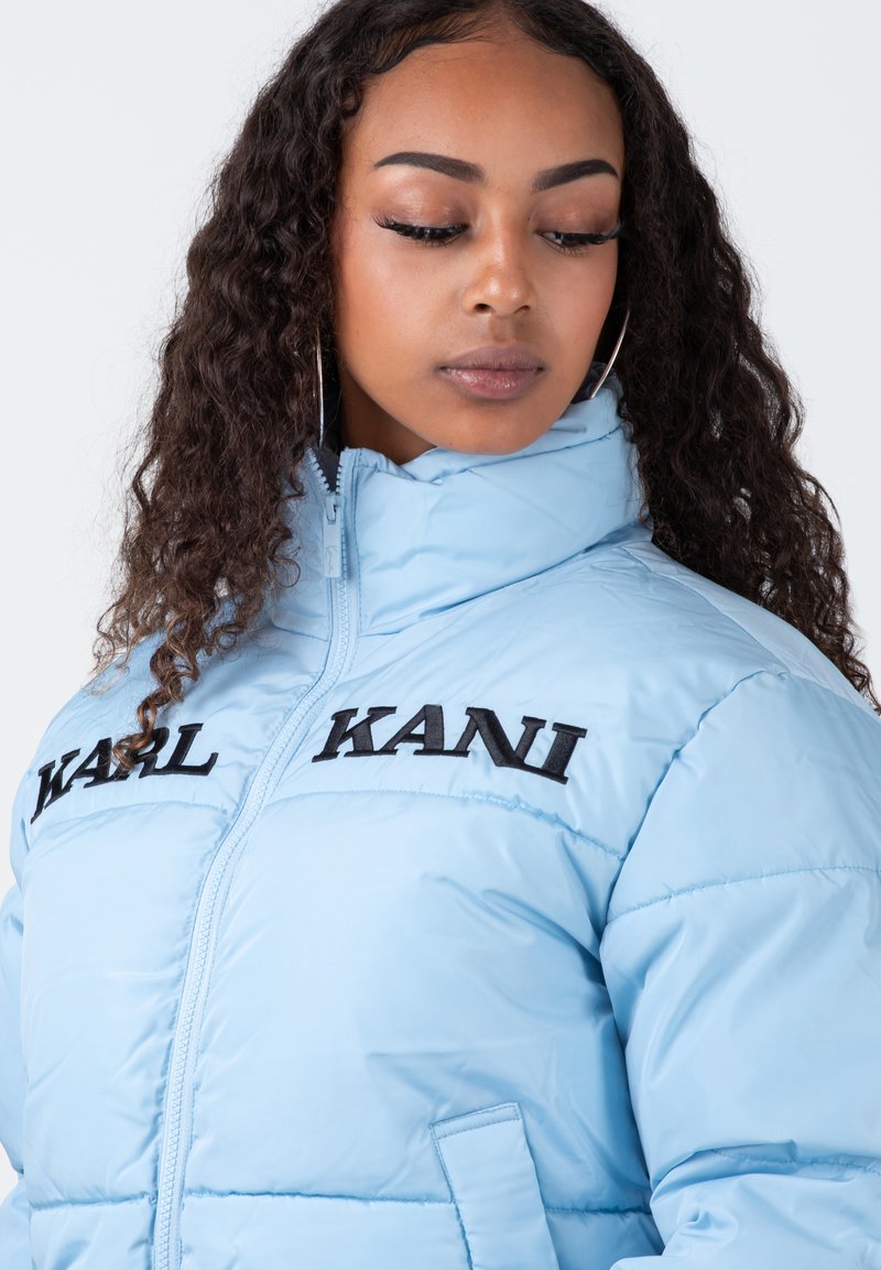 Karl Kani RETRO ESSENTIAL PUFFER Winterjacke light blue