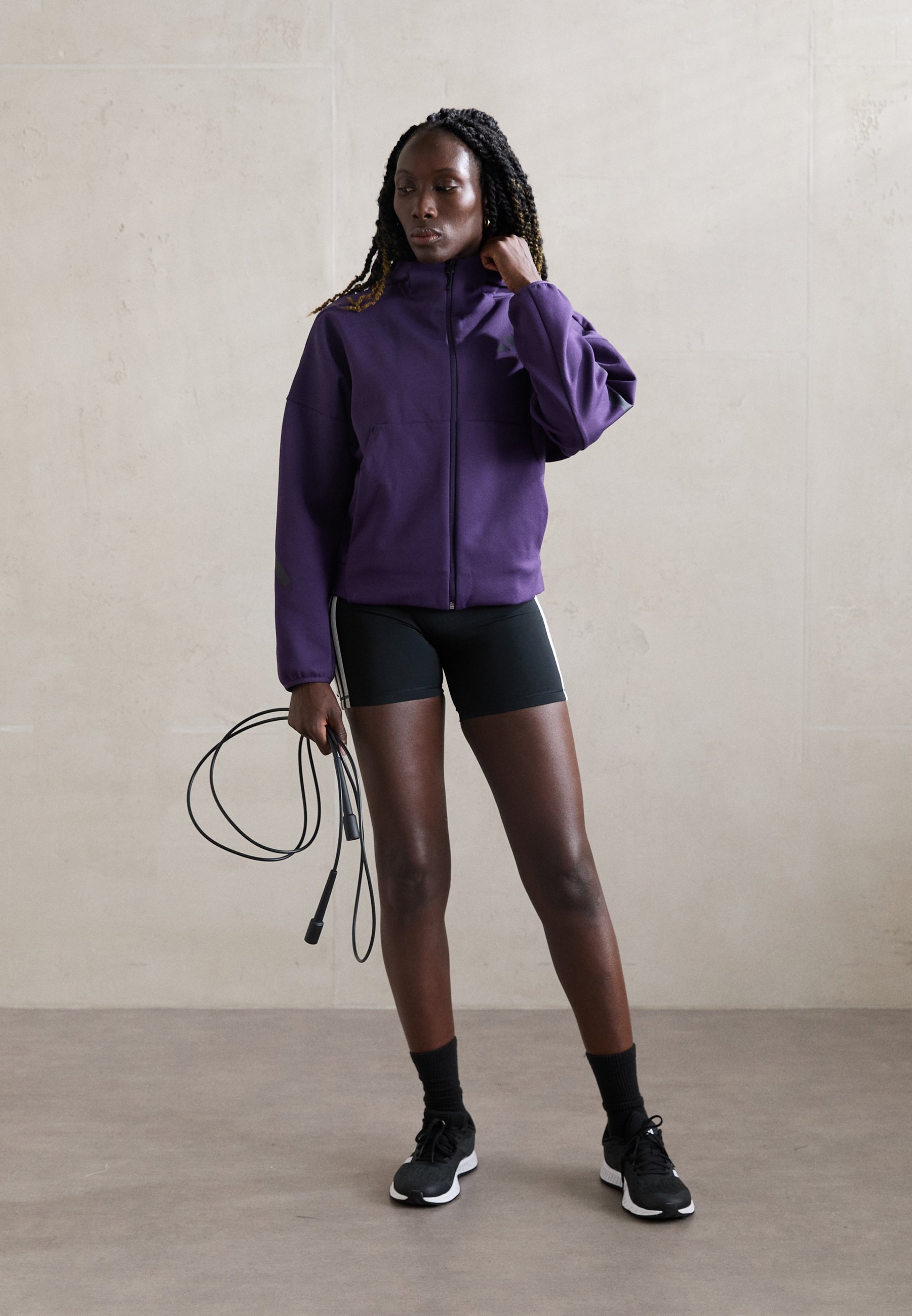 adidas Sportswear Z.N.E. FULL ZIP - Zip-up sweatshirt - aurora