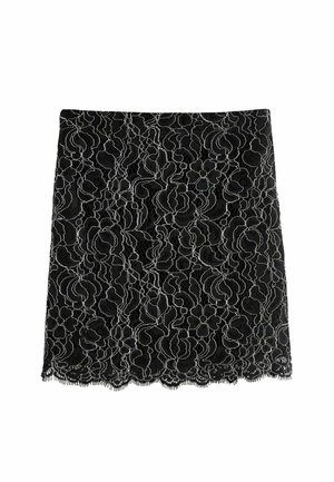 REGULAR FIT  - A-linjekjol - black