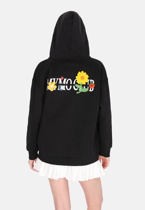 Cipzáras pulóver - black