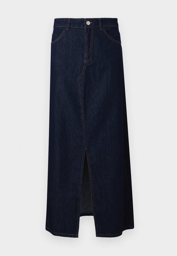 COSY KETTY SKIRT - Denim skirt - dark indigo3