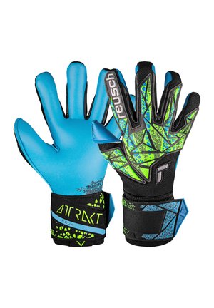 EQUIPMENT - ATTRAKT TW- AQUA  - Guanti da portiere - schwarzgruenblau