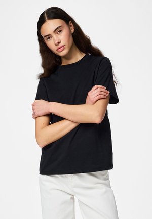 Pieces PCRIA SS SOLID TEE JRS BC - Camiseta básica - black