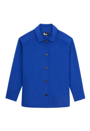 Veste Légère Bleu Marine Caroll Taille 36 - Occasion Très Bon état, Matière Lin