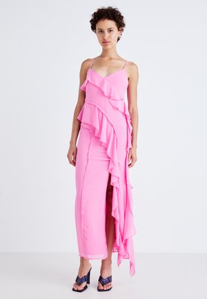 FRILL MAXI DRESS - Oblačila za posebne priložnosti - wild orchid