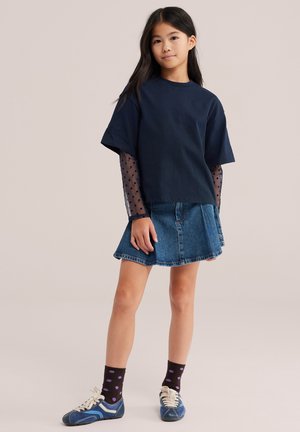 WE Fashion, T-shirt à manches longues - dark blue