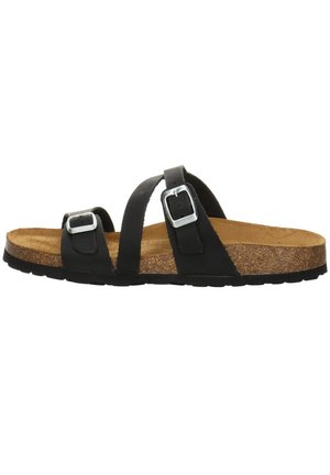 Slip-on sandaler - black