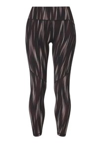 Niet geselecteerd, brown strobe dot print