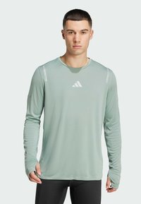 adidas Performance ULTIMATE REFLECTIVE LONG SLEEVE LONG-SLEEVE - Långärmad tröja - silver green
