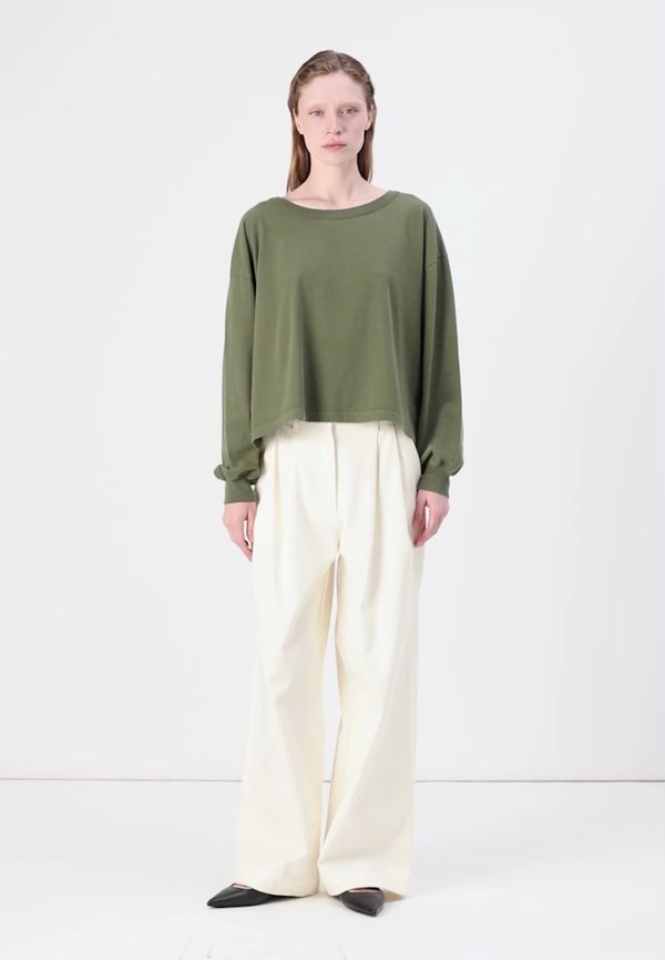 FAZY - Long sleeved top - vintage khaki4