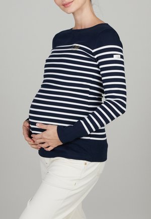 MATERNITY AND NUSING SAILOR BENODET - T-shirt à manches longues - navy