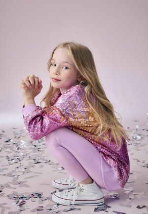 SET.  - REGULAR FIT - Legíny - kalhoty  - pink