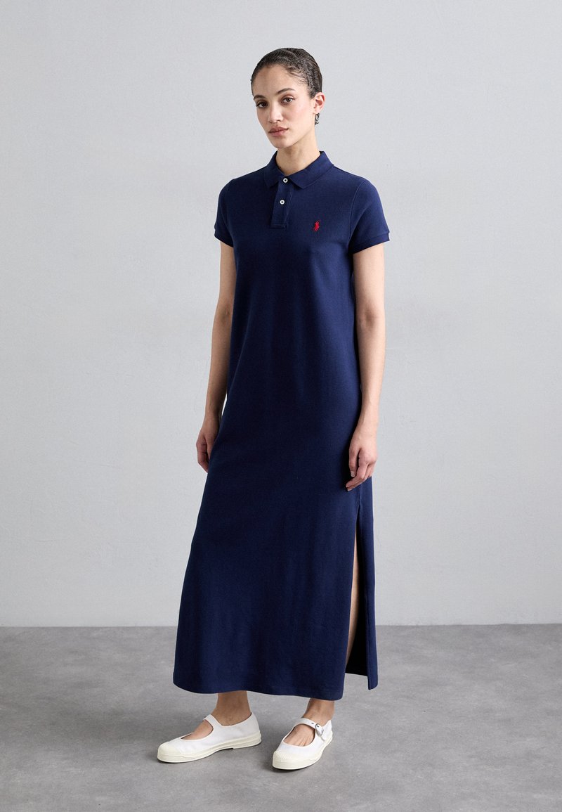 Louise Polo Dress - Dame - Dusty Navy main image 1
