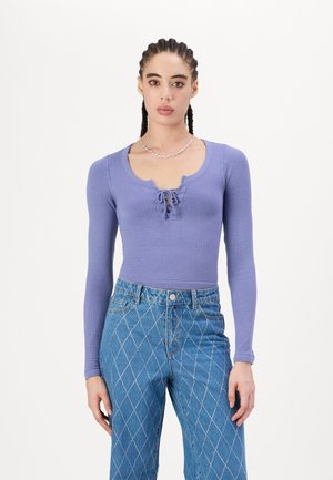 KNOCKOUT BABY - Long sleeved top - light blue
