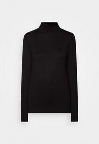 VILA Stickad tröja - black