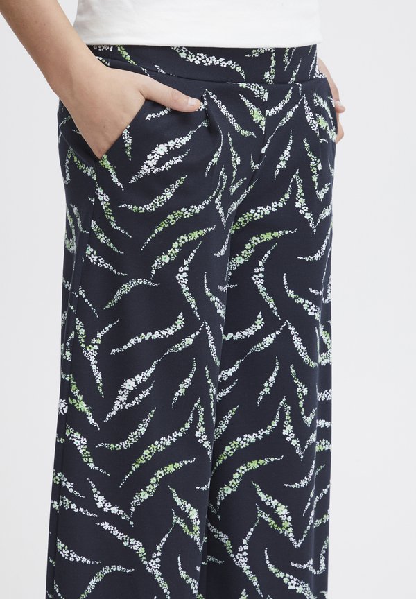 IHKate - Trousers - total eclipse zebra flower aop4