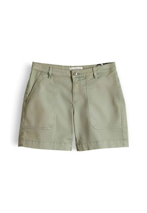 OPUS PANTS, RELAXED FIT MID RISE - Jeans Shorts - pale olive