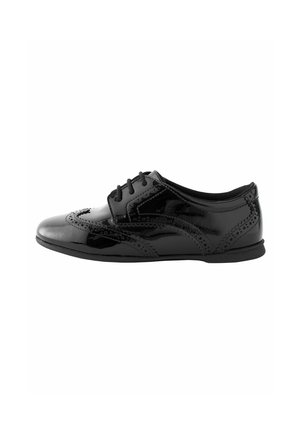 BROGUE SCHOOL - Pantofi cu șiret - black patent