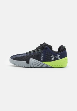 TRIBASE REIGN 6 - Zapatillas de entrenamiento - midnight navy/morph green/white