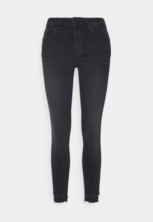 Freequent Calças de ganga justas - black