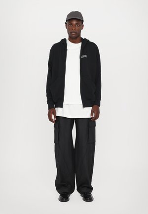 ROUTINE ZIP UNISEX - Hoodie - faded black