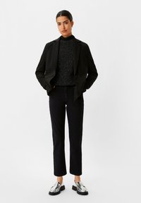 comma casual identity Strickpullover - schwarz